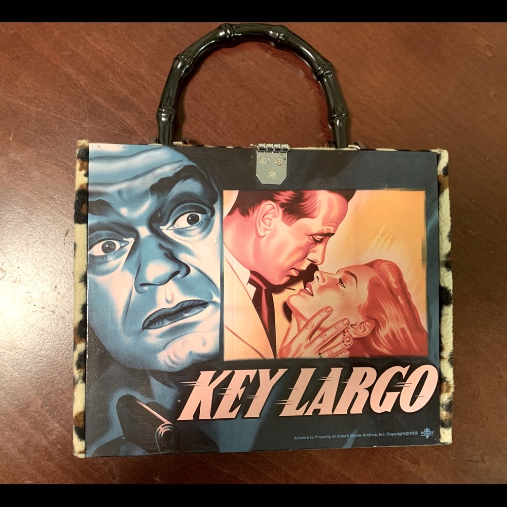 NYE Sale: Vintage Key Largo Leopard Handbag